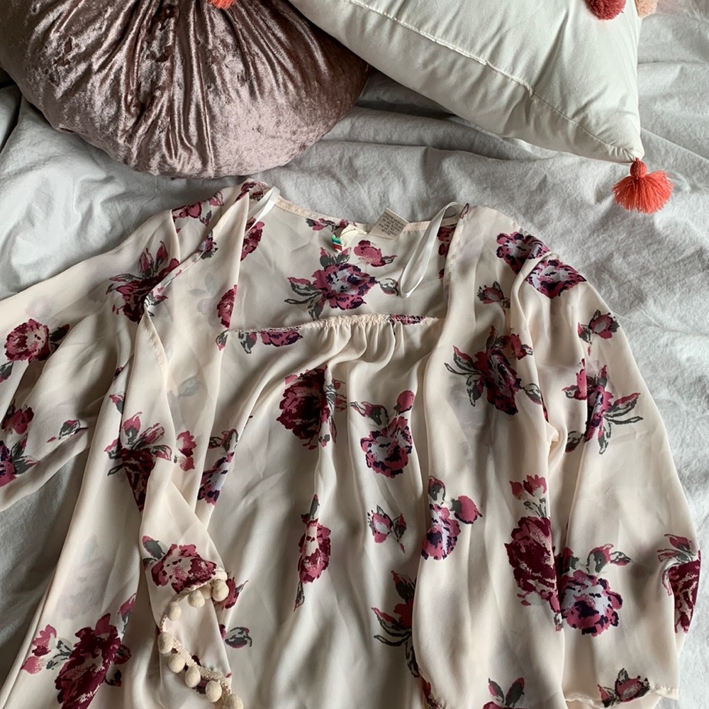 Floral coverup